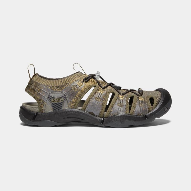 Discount Keen Evofit One Mens Sandals Olive/Black (6140-UZPBK)